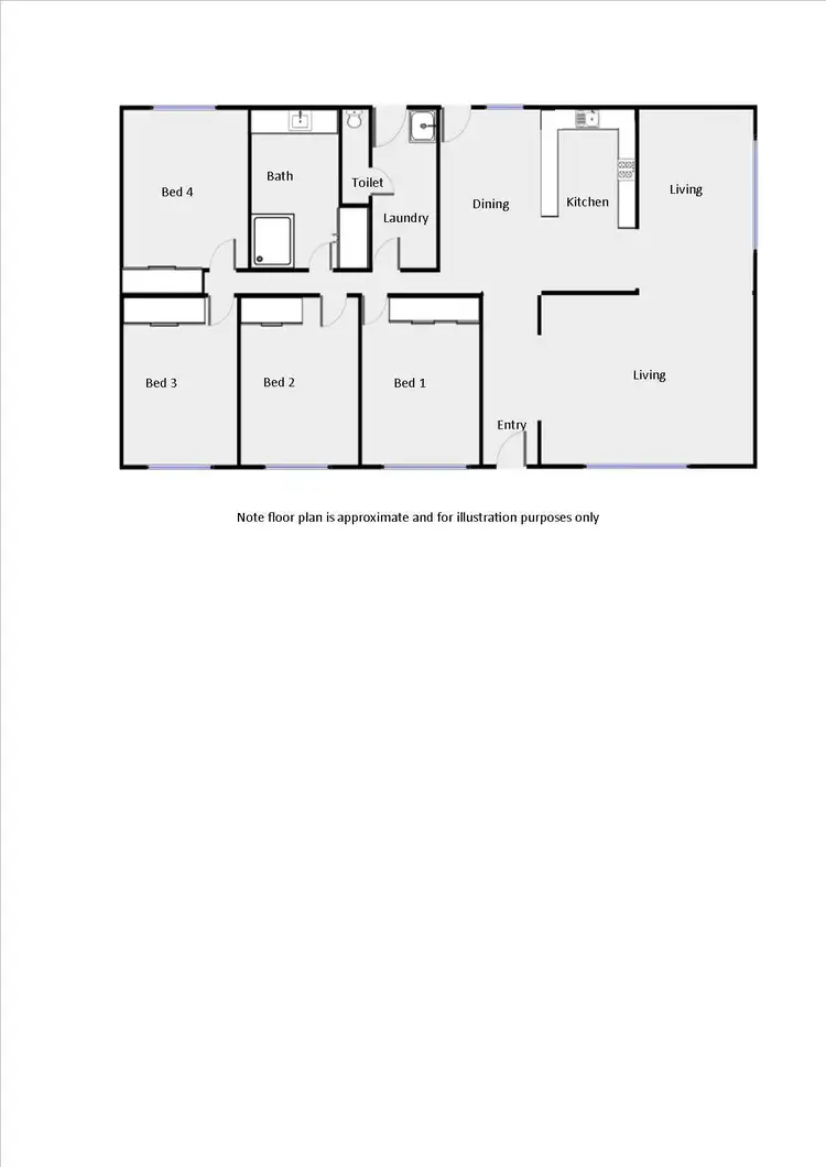 Floorplan of Homely house listing, 37 Fifth Street, Merbein VIC 3505