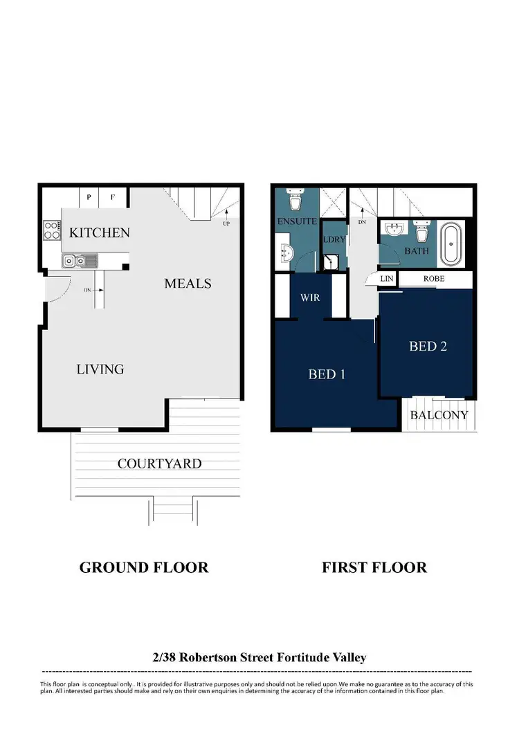 Floorplan of Homely apartment listing, 2/38 Robertson Street, Fortitude Valley QLD 4006