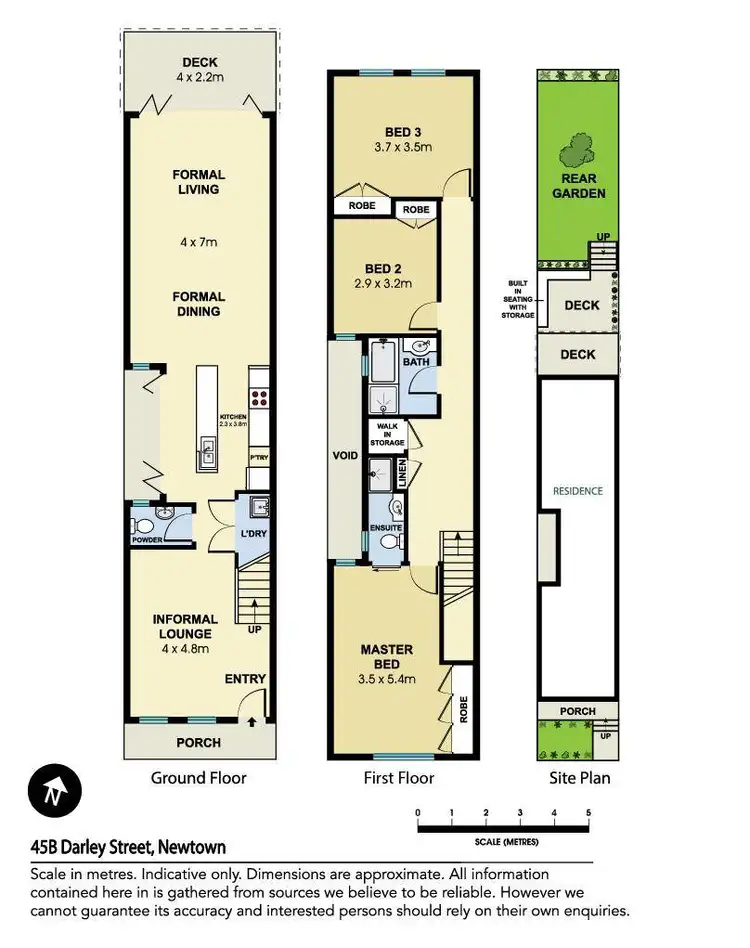 Floorplan of Homely house listing, 45b Darley Street, Newtown NSW 2042