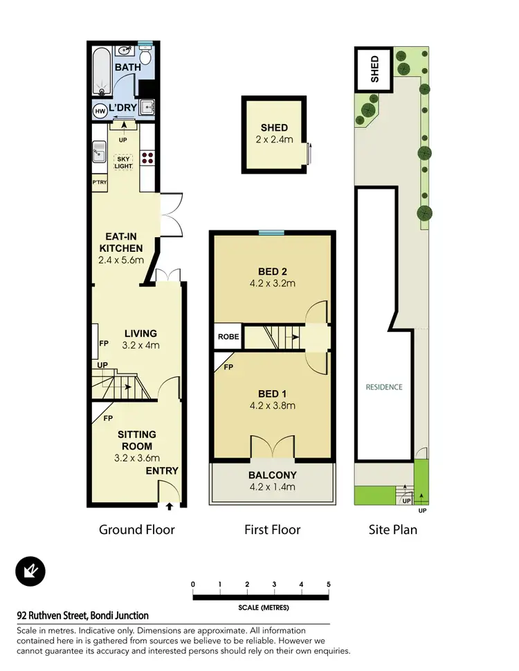 Floorplan of Homely house listing, 92 Ruthven Street, Bondi Junction NSW 2022