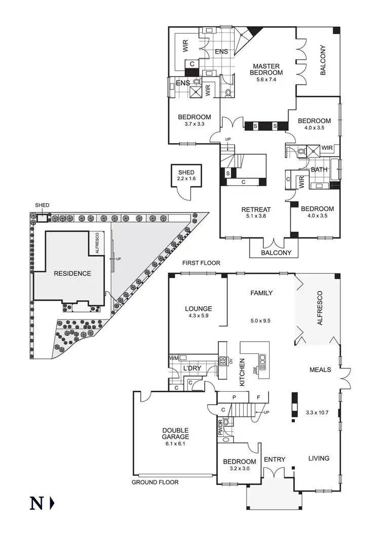 Floorplan of Homely house listing, 4 Dickens Close, Templestowe VIC 3106