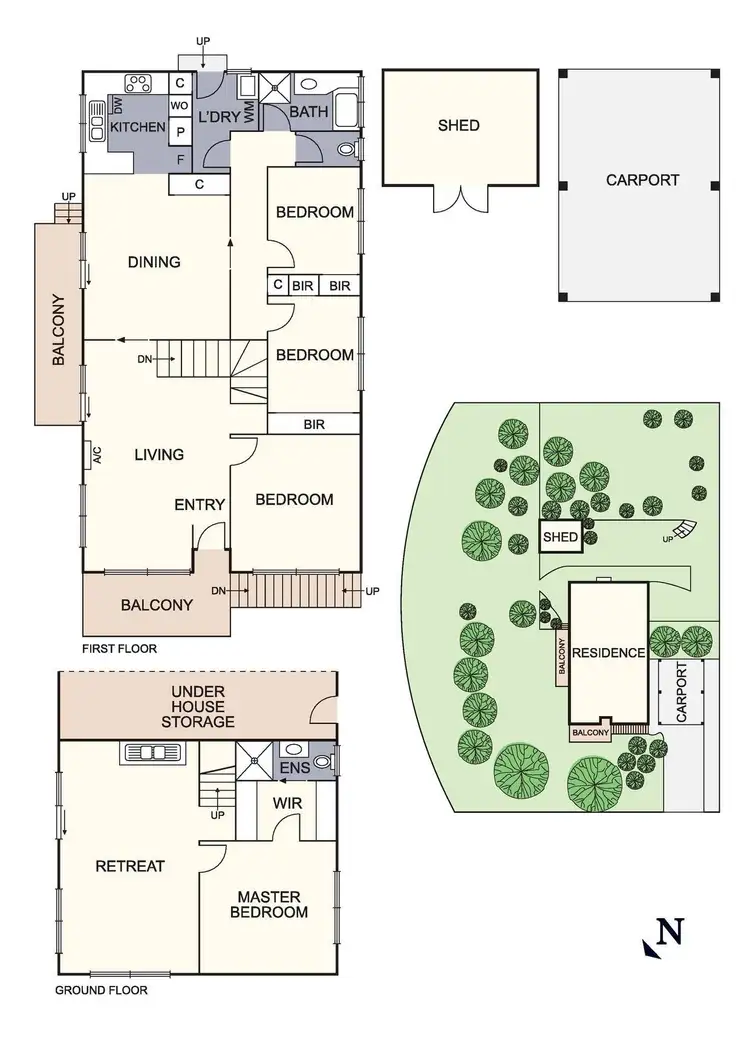 Floorplan of Homely house listing, 42 James Cook Drive, Diamond Creek VIC 3089