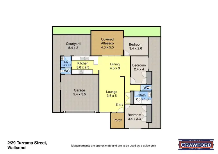 Floorplan of Homely villa listing, 2/29 Turrama Street, Wallsend NSW 2287