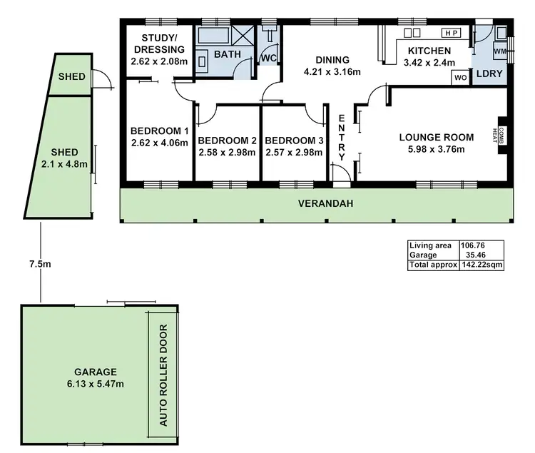 Floorplan of Homely house listing, 16 Allandale Avenue, Glen Osmond SA 5064