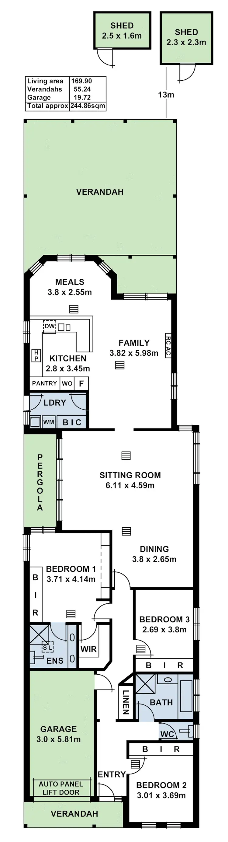Floorplan of Homely house listing, 47A Wilsden Street, Walkerville SA 5081