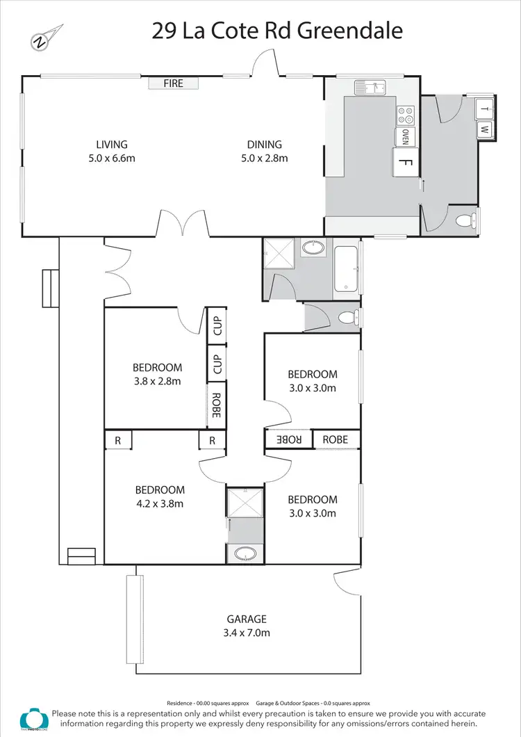 Floorplan of Homely house listing, 29 Lacote Road, Greendale VIC 3341