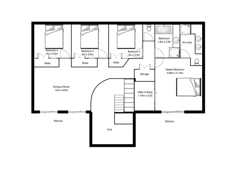 Floorplan of Homely house listing, 19 Apanie Street, Middle Park QLD 4074