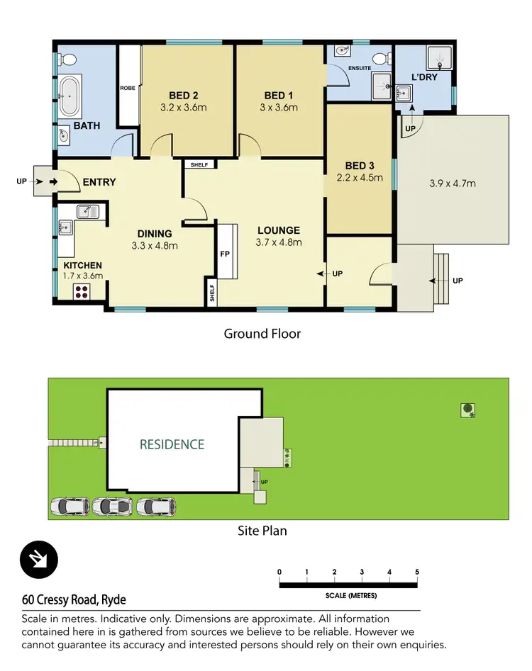 Floorplan of Homely house listing, 60 Cressy Road, Ryde NSW 2112