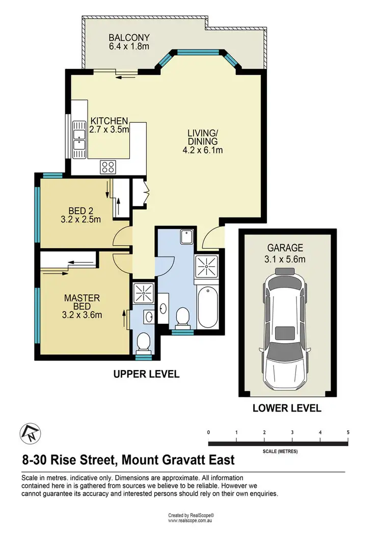 Floorplan of Homely unit listing, 8/30 Rise Street, Mount Gravatt East QLD 4122