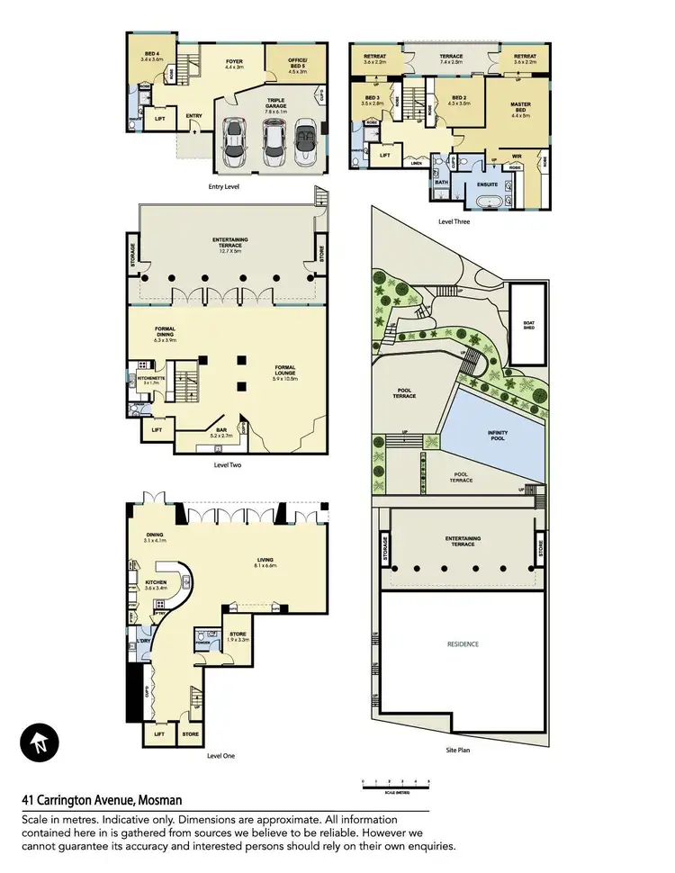 Floorplan of Homely house listing, 41 Carrington Avenue, Mosman NSW 2088