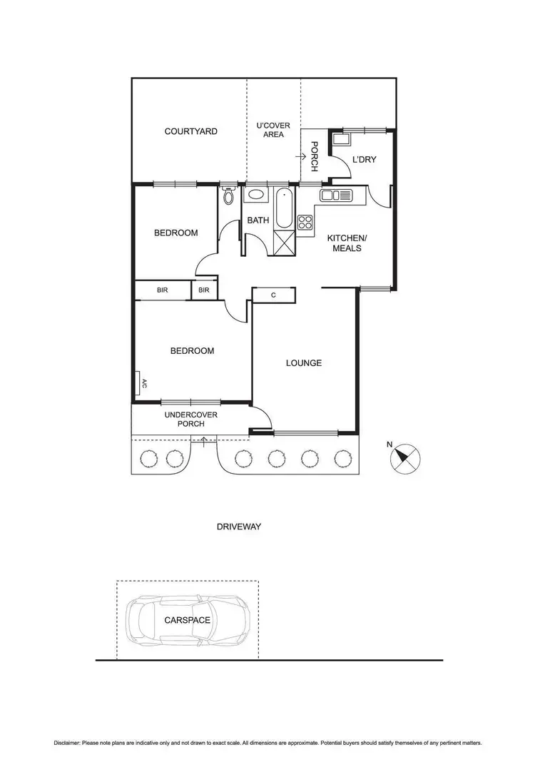 Floorplan of Homely unit listing, 5/62 Pine Street, Reservoir VIC 3073