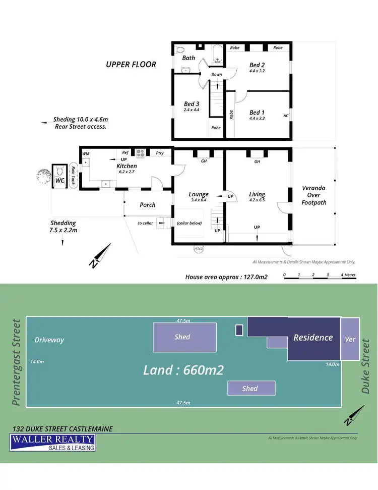 Floorplan of Homely house listing, 132 Duke Street, Castlemaine VIC 3450