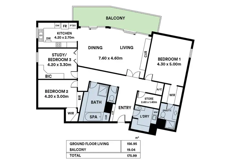 Floorplan of Homely apartment listing, 8B/19-20 South Esplanade, Glenelg SA 5045