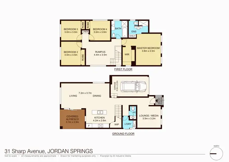 Floorplan of Homely house listing, 31 Sharp Avenue, Jordan Springs NSW 2747