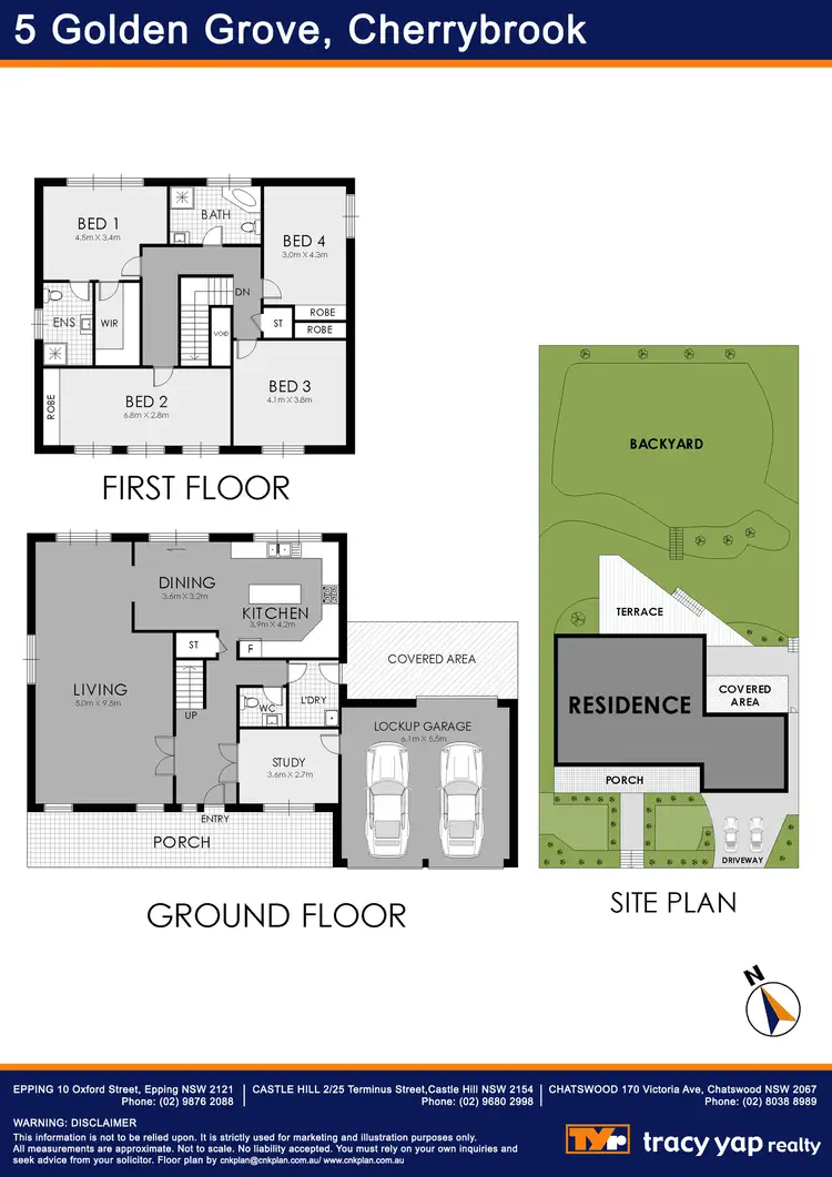 Floorplan of Homely house listing, 5 Golden Grove, Cherrybrook NSW 2126