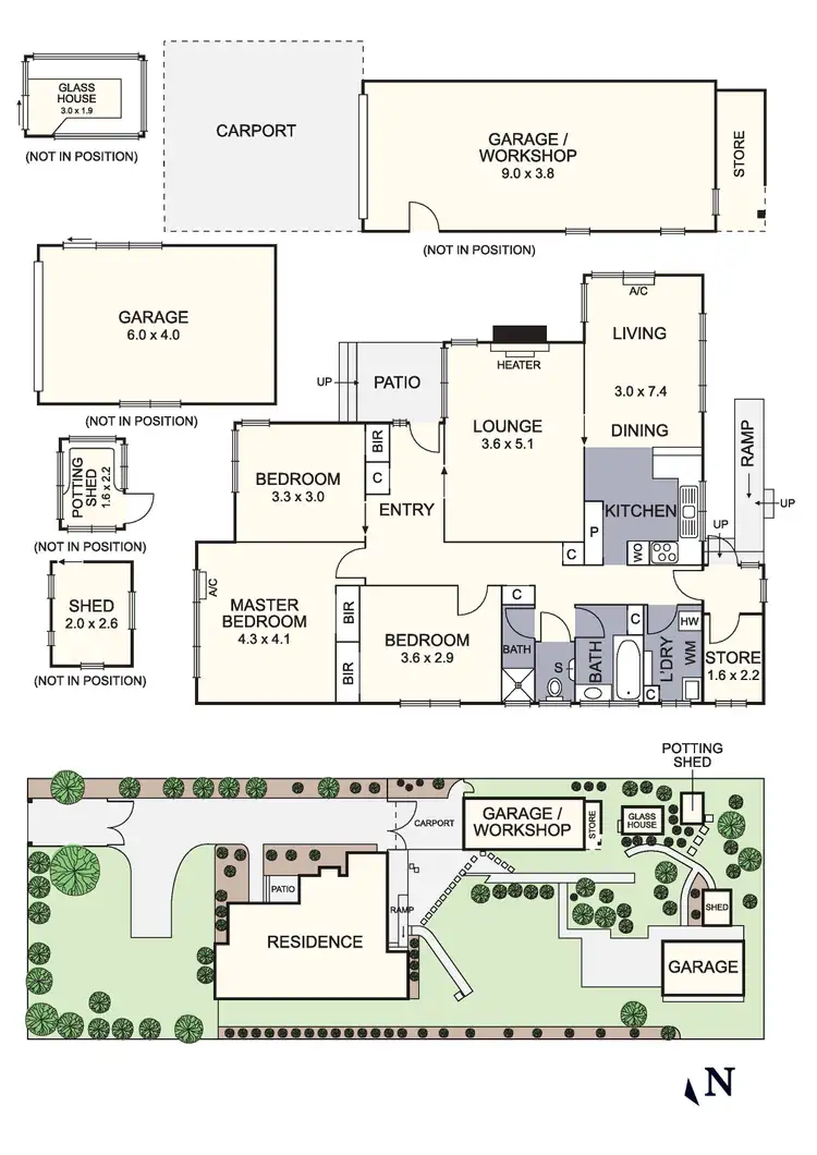 Floorplan of Homely house listing, 100 Main Hurstbridge Road, Diamond Creek VIC 3089