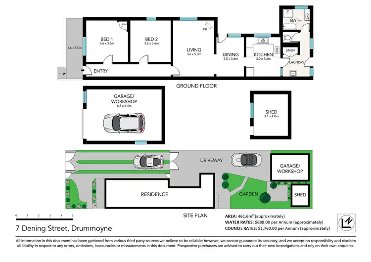 Floorplan of Homely house listing, 7 Dening Street, Drummoyne NSW 2047