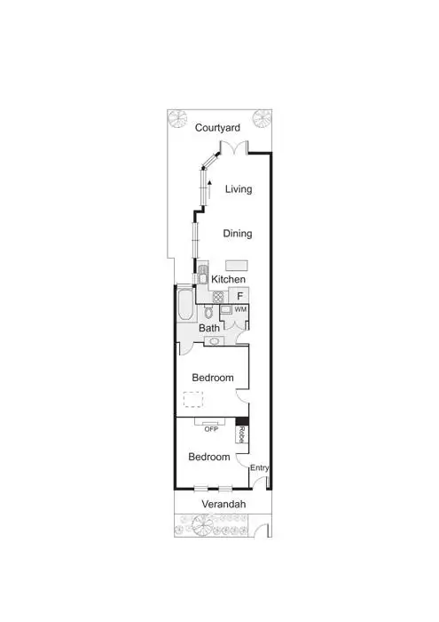Floorplan of Homely house listing, 50 Barrett Street, Albert Park VIC 3206