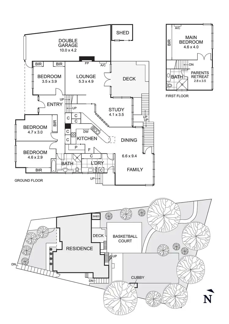 Floorplan of Homely house listing, 28 Outlook Drive, Doncaster VIC 3108