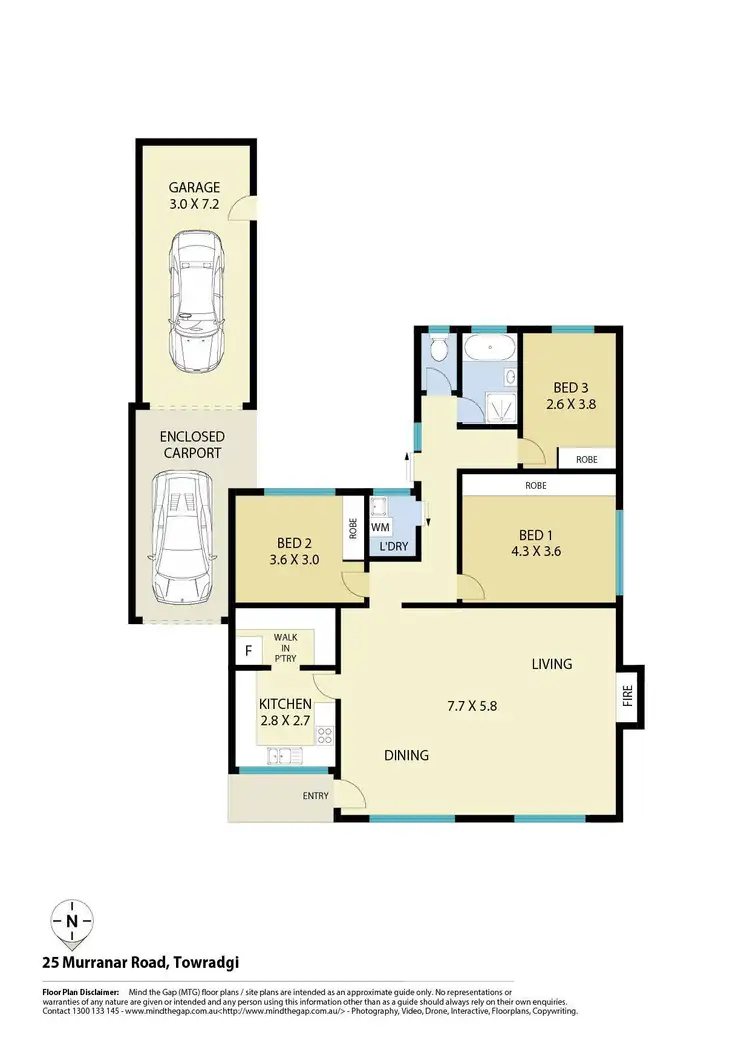 Floorplan of Homely house listing, 25 Murranar Road, Towradgi NSW 2518