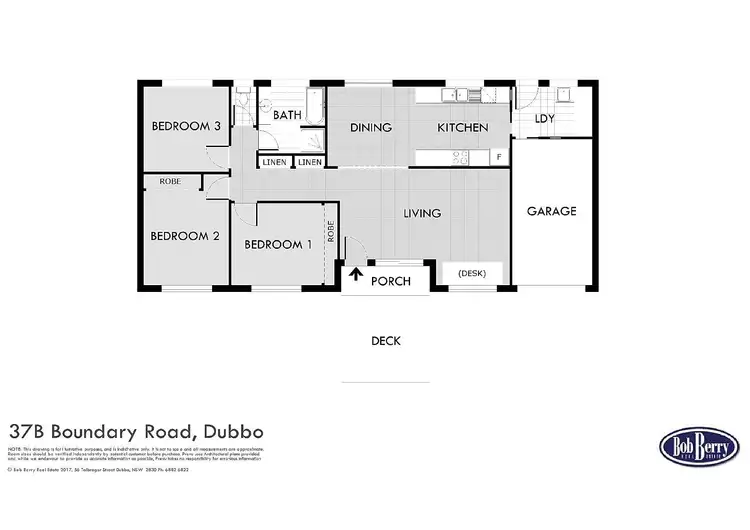 Floorplan of Homely house listing, 37B Boundary Road, Dubbo NSW 2830
