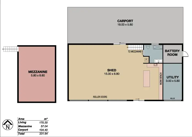 Floorplan of Homely rural property listing, 951 Black Heath Road, Tungkillo SA 5236