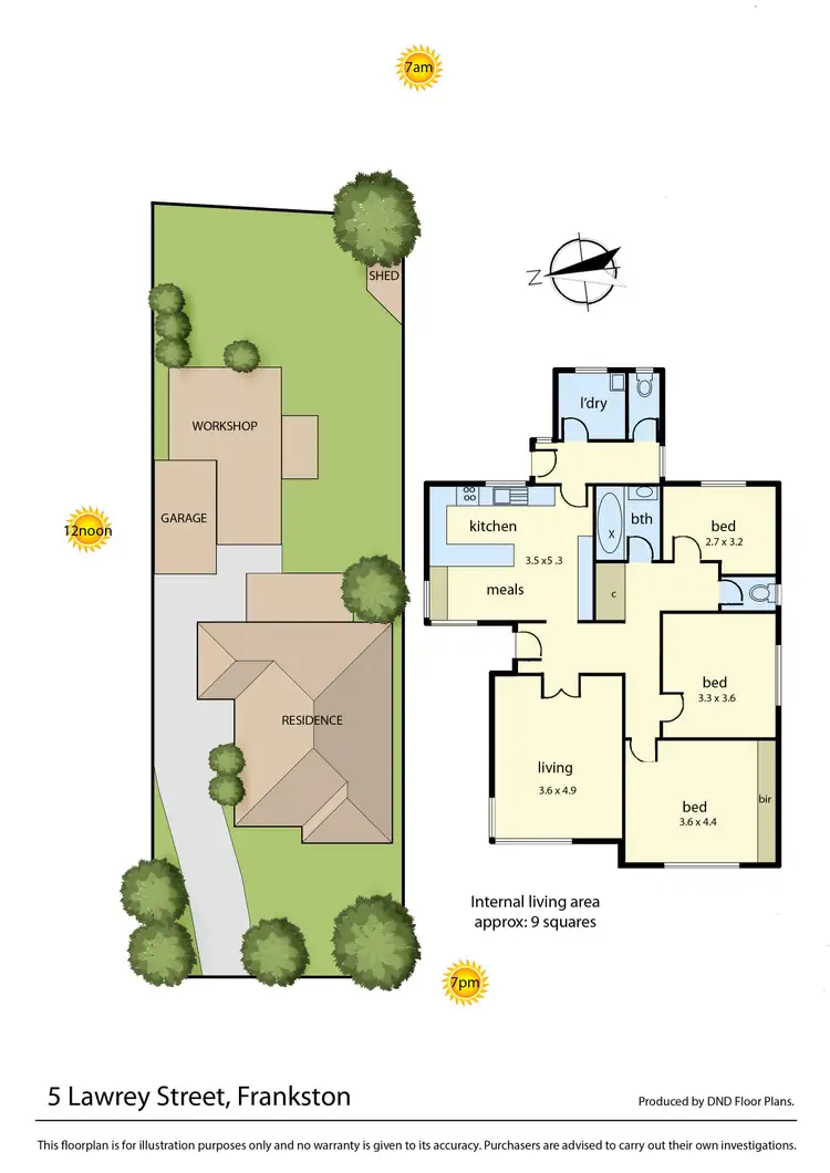 Floorplan of Homely house listing, 5 Lawrey Street, Frankston VIC 3199