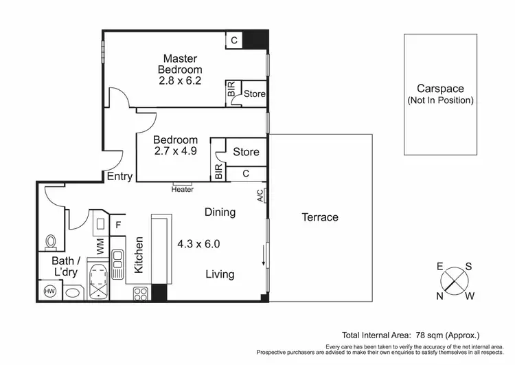 Floorplan of Homely apartment listing, 33/29 Bendall Street, Kensington VIC 3031