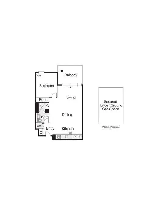 Floorplan of Homely apartment listing, 202/122 Ormond Road, Elwood VIC 3184