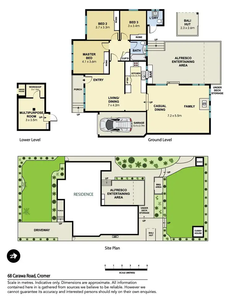 Floorplan of Homely house listing, 68 Carawa Road, Cromer NSW 2099
