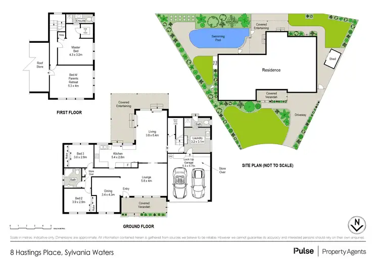 Floorplan of Homely house listing, 8 Hastings Place, Sylvania Waters NSW 2224