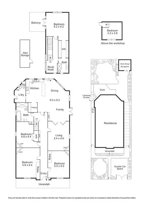 Floorplan of Homely house listing, 52 Ormond Road, Elwood VIC 3184