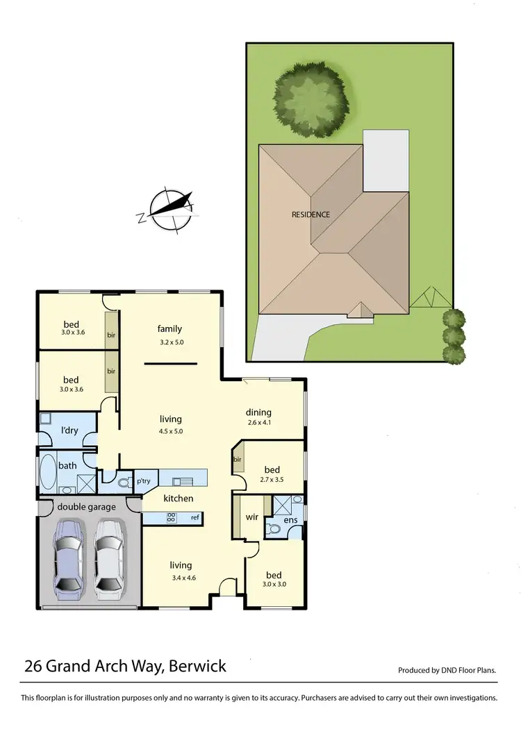 Floorplan of Homely house listing, 26 Grand Arch Way, Berwick VIC 3806
