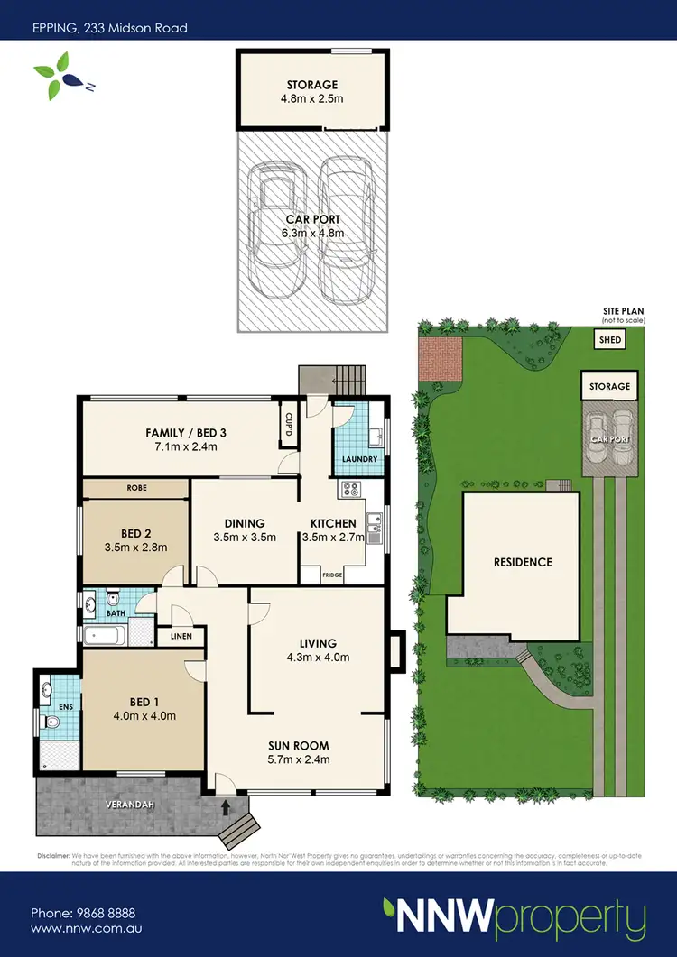 Floorplan of Homely house listing, 233 Midson Road, Epping NSW 2121
