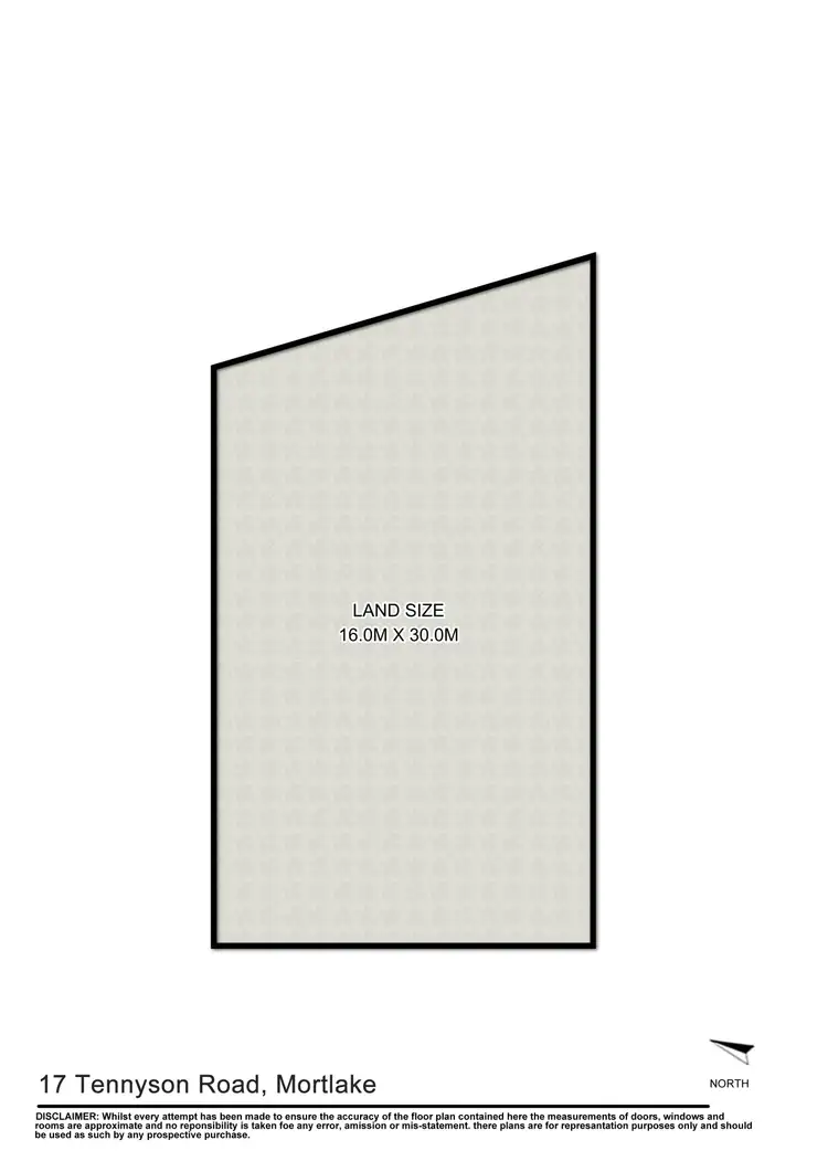 Floorplan of Homely land listing, 17C Tennyson Road, Mortlake NSW 2137