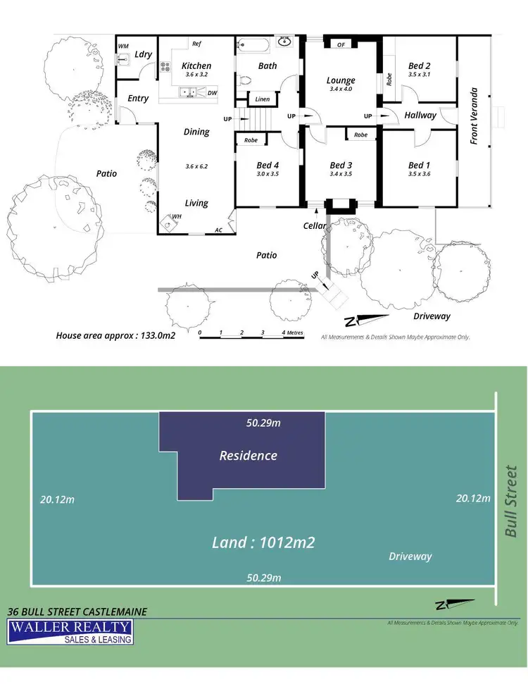 Floorplan of Homely house listing, 36 Bull Street, Castlemaine VIC 3450