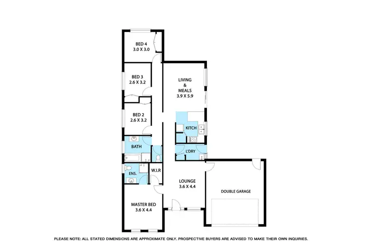 Floorplan of Homely house listing, 41 Tilley Drive, Bacchus Marsh VIC 3340