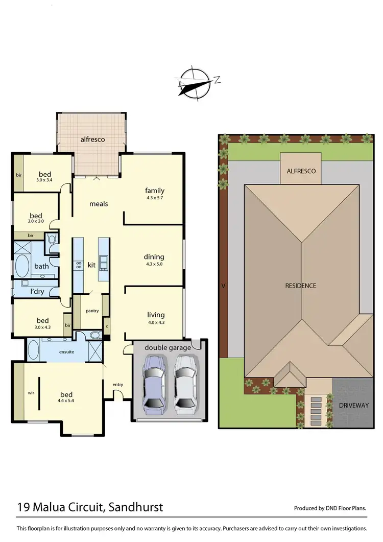 Floorplan of Homely house listing, 19 Malua Circuit, Sandhurst VIC 3977