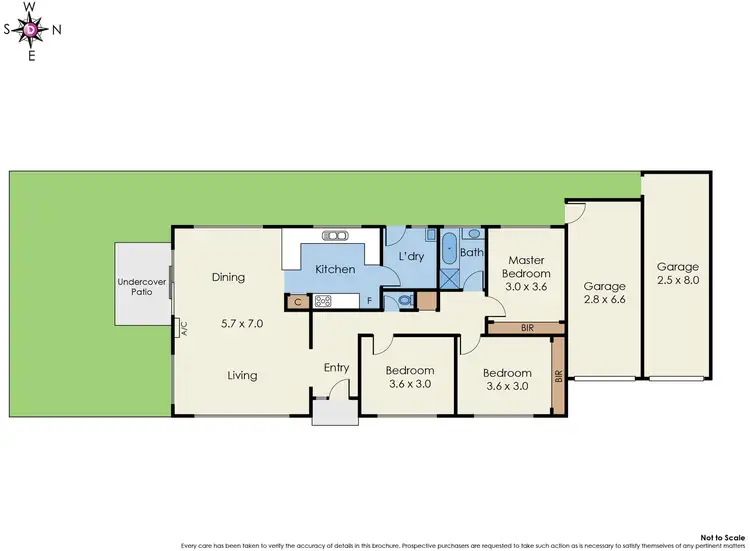 Floorplan of Homely unit listing, 1/58 White Street, Mordialloc VIC 3195