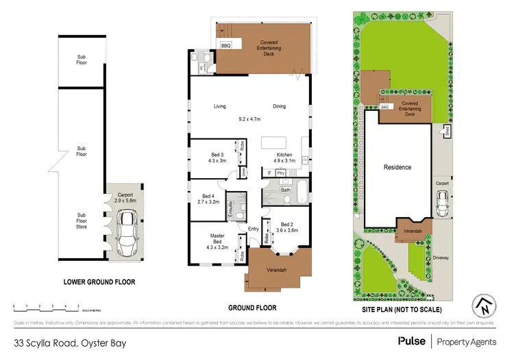 Floorplan of Homely house listing, 33 Scylla Road, Oyster Bay NSW 2225