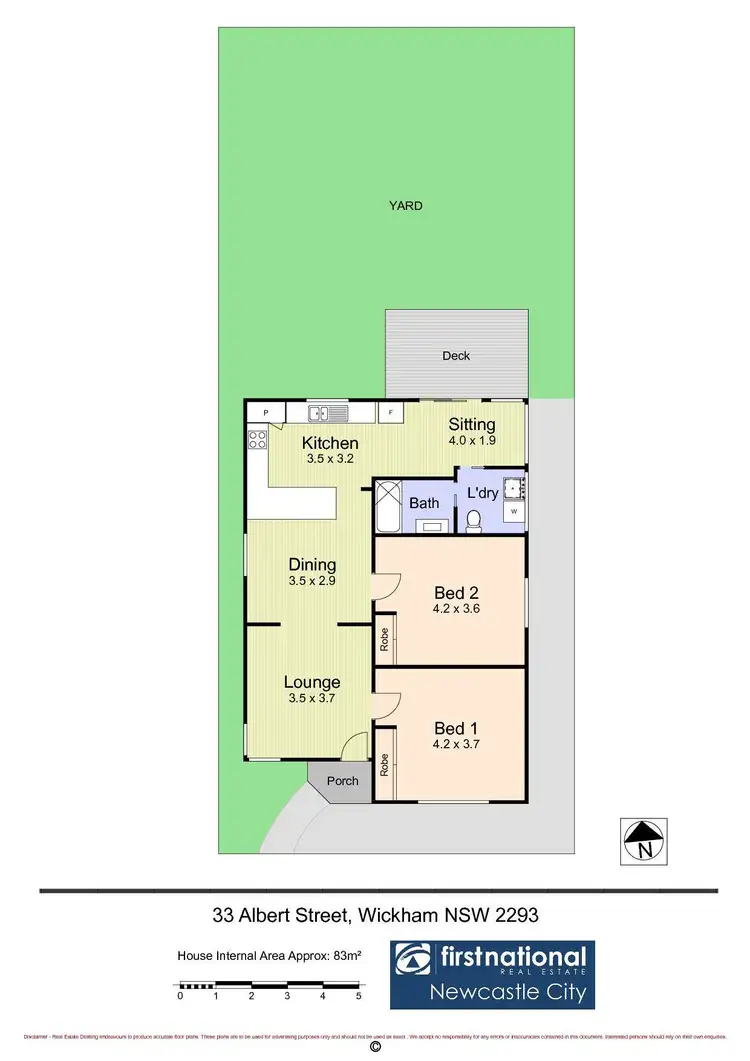 Floorplan of Homely house listing, 33 Albert Street, Wickham NSW 2293