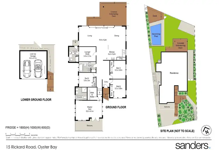 Floorplan of Homely house listing, 15 Rickard Road, Oyster Bay NSW 2225