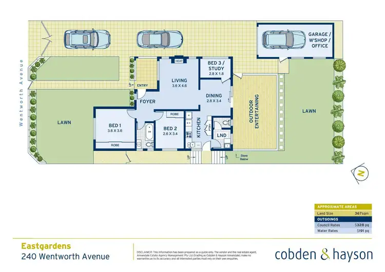 Floorplan of Homely house listing, 240 Wentworth Avenue, Eastgardens NSW 2036