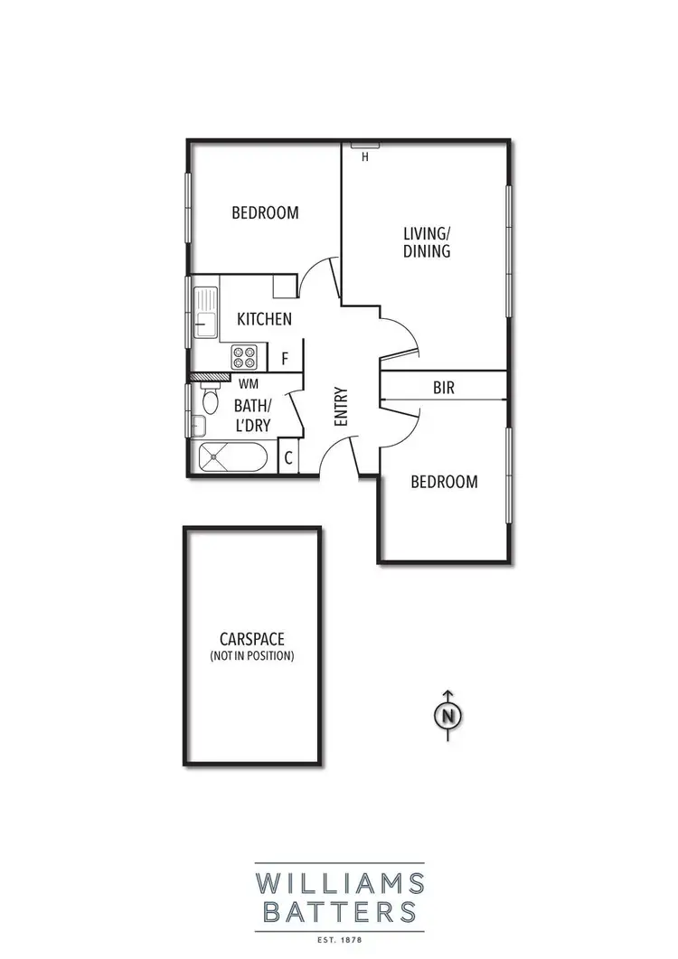 Floorplan of Homely apartment listing, 6/278 Domain Road, South Yarra VIC 3141