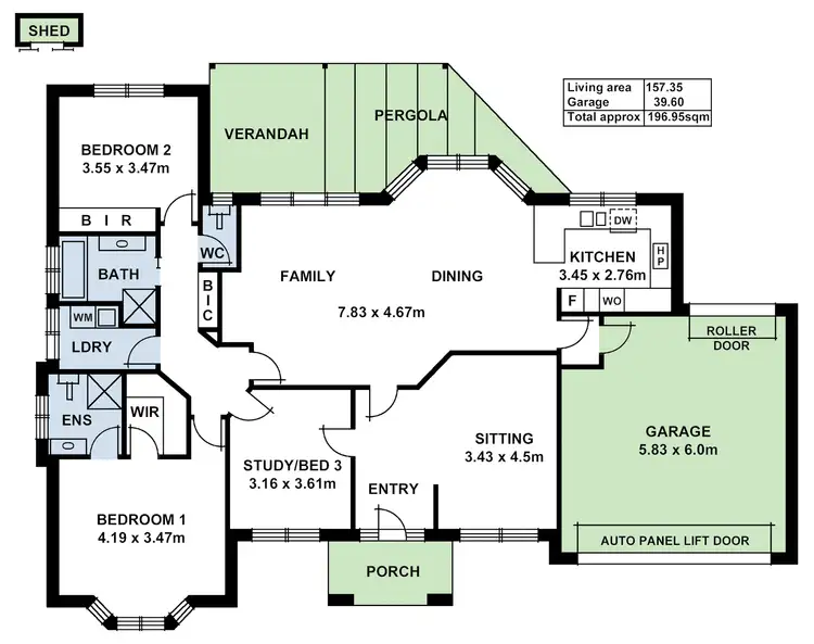 Floorplan of Homely house listing, 7 Bayly Street, Kensington Gardens SA 5068