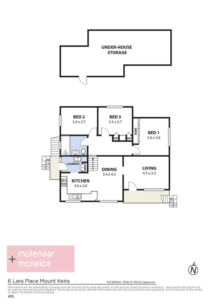 Floorplan of Homely house listing, 6 Lara Place, Mount Keira NSW 2500