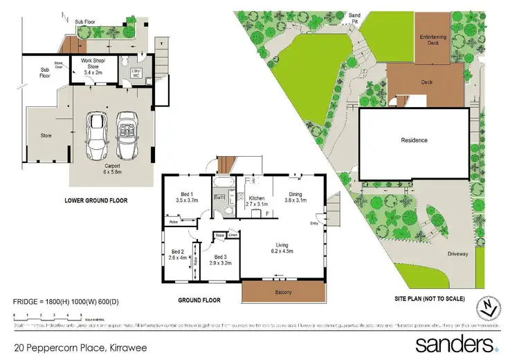 Floorplan of Homely house listing, 20 Peppercorn Place, Kirrawee NSW 2232