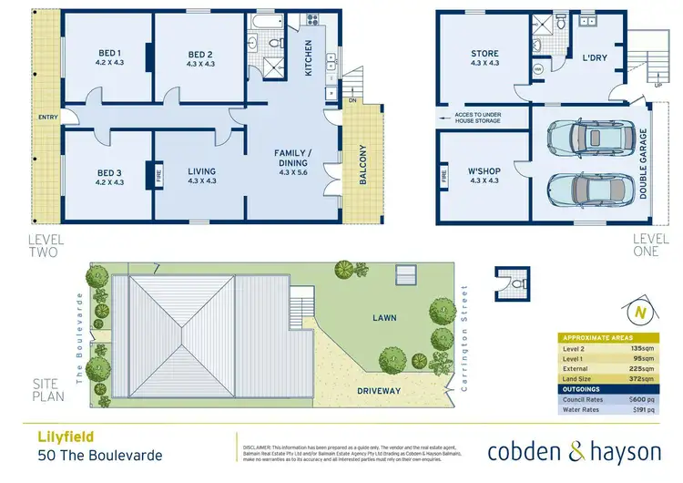 Floorplan of Homely house listing, 50 The Boulevarde, Lilyfield NSW 2040