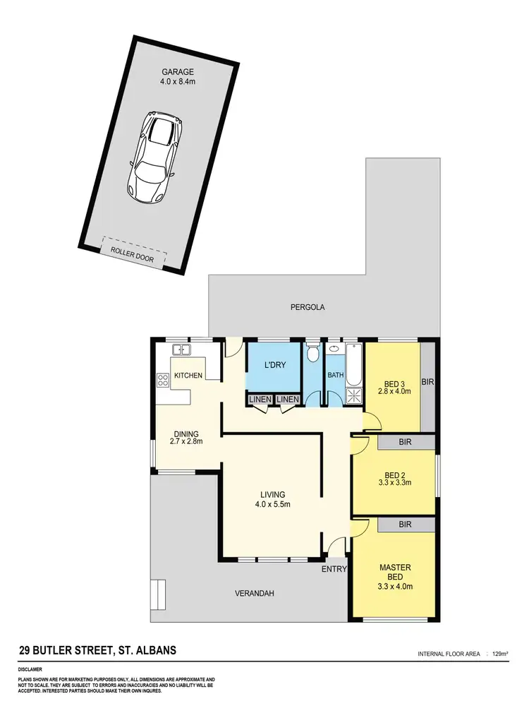 Floorplan of Homely house listing, 29 Butler Street, St Albans VIC 3021