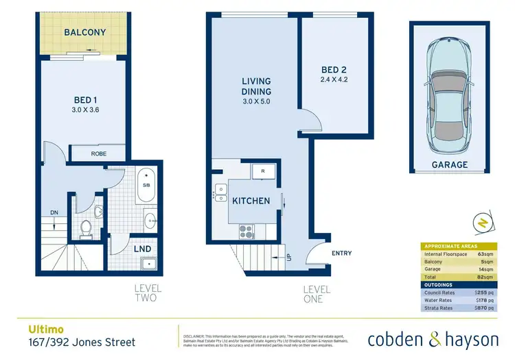 Floorplan of Homely apartment listing, 167/392 Jones Street, Ultimo NSW 2007